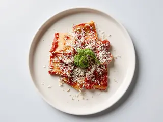 Paccheri al sugo di pomodoro e Melanzane