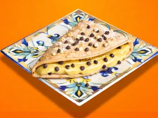 Crepes Pasticcio - Crema pasticcera gocce di cioccolato