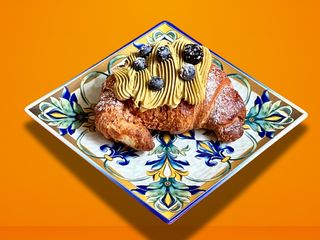 Cornetto Pistacchio e granella di pistacchio