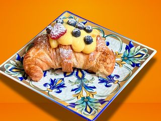 Cornetto Crema e frutta di stagione