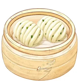 Panini intrecciati con cipollotto