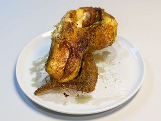 coscia di pollo campese con patate al forno 