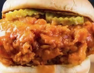 Chicken bacon burger menù