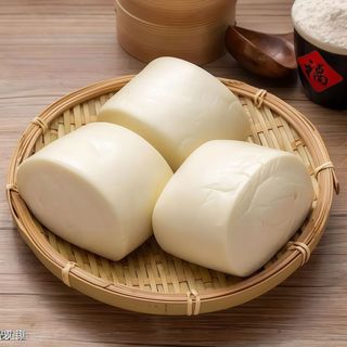 pane cinese al vapore 3pezzi
