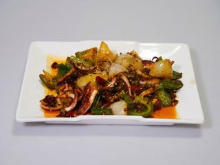 81. Ciuffi di totano con peperoni piccanti