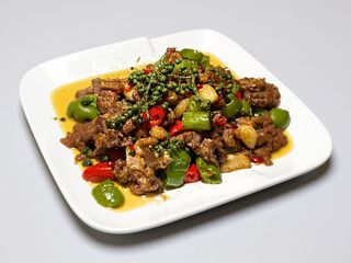 anatra con semi di pepe sichuan (senza ossa)