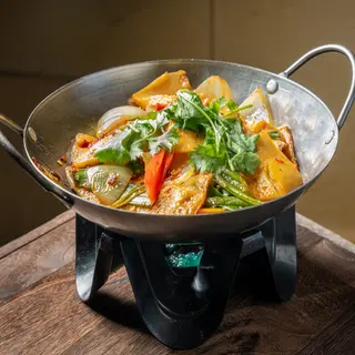 tofu alla scodella di fuoco