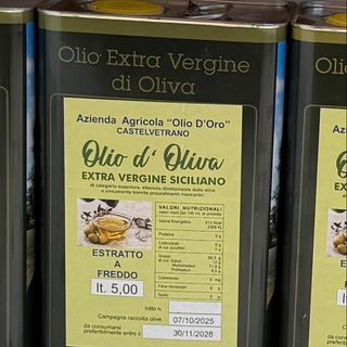 olio extra vergine 5 litri