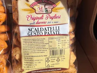 Scaldatelli gusto patate