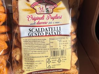 Scaldatelli gusto patate