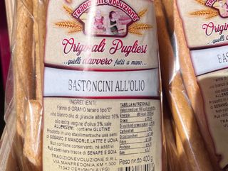 Bastoncini all'olio