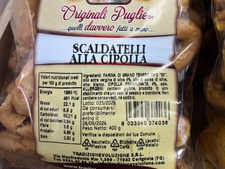 Scaldatelli alla cipolla