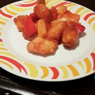 63 Pollo in salsa agrodolce