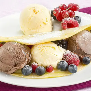 Crêpe con Gelato