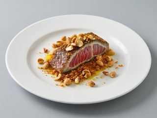 Tonno scottato in panatura di nocciole