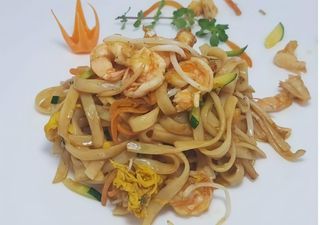 116 Tagliolini con gamberi