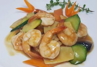 121 Gamberi con verdure