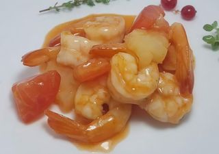 122 Gamberi in salsa agrodolce