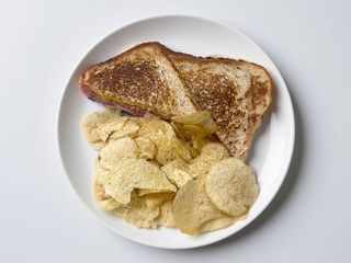 Grilled ham and cheese