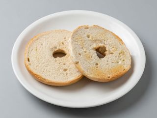 Bagel with butter