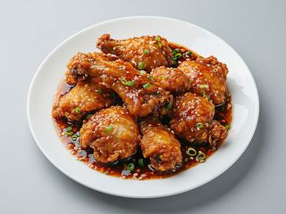 242.-Pollo fritto in salsa agrodolce