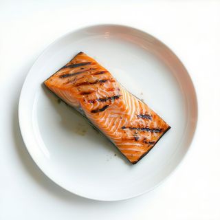 58.salmone alla piastra 煎三文鱼