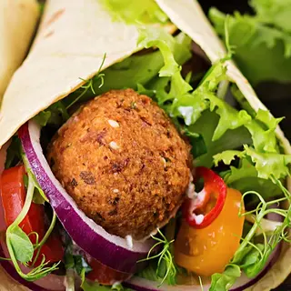 Menù piadina falafel
