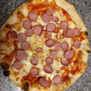 Wurstel di pollo pomdoro e mozzarella