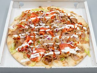 Focaccia kebab