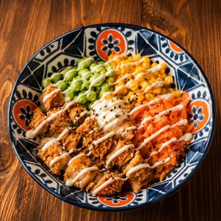 POKE GAMBERI IN TEMPURA