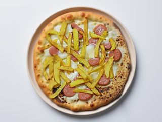 Mozzarella patate fritte wurstel 