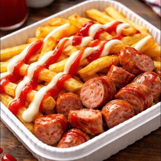 Porzione  würstel e patatine