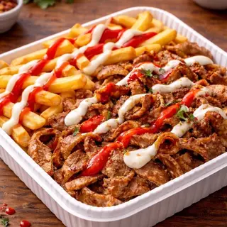 Vaschetta Kebab e patatine piccola