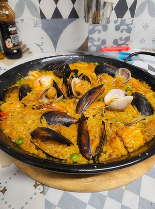 Paella ai frutti di mare