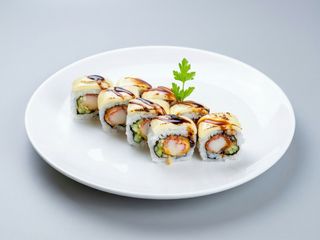 207.Uramaki meiwei flambe roll
