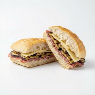 23. Salame Finocchiona, melanzane grigliate, caciocavallo
