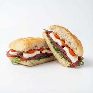 16. Bresaola, mozzarella di bufala, pomodori datterino, rucola