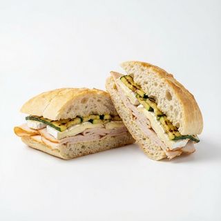 19. Arrosto di tacchino, brie, zucchine grigliate