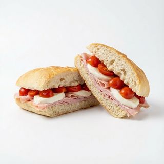 13. Cotto, mozzarella di bufala, pomodori datterino