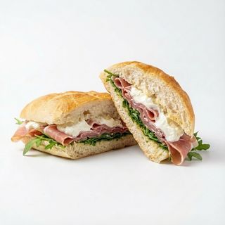 7. Crudo di Parma, squacquerone, rucola