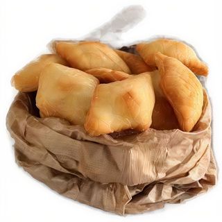 Chiacchiere semplici con zucchero