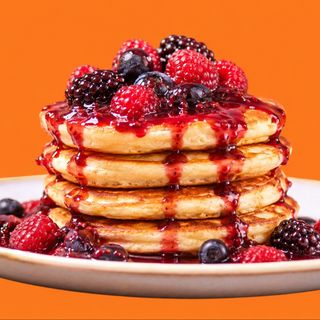 Pancake frutti rossi 3pz - Salsa ai frutti di bosco e frutti rossi