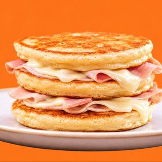Pancake Salato 3pz - Formaggio e prosciutto cotto