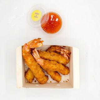 Gamberoni in tempura