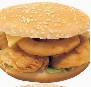 Chicken special burger Menu