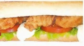 Chicken baguette Menu
