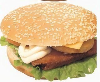 Fish special burger Menu