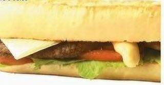 Beef baguette parmigiano Menu