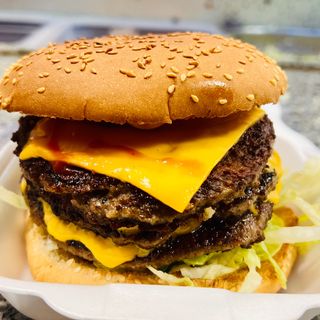 Triplo Cheese burger singolo