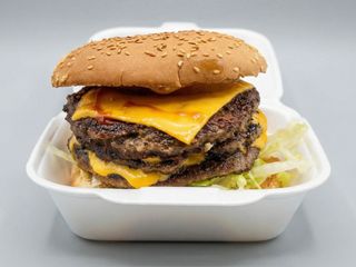Triplo Cheese burger singolo